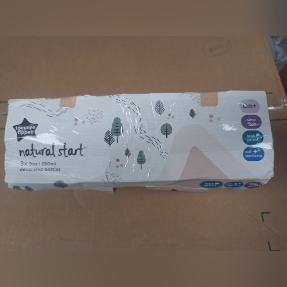 Tommee Tippee Natural Start Anti-Colic Baby Bottle, 9oz, Slow-Flow- New - Picture 4 of 4